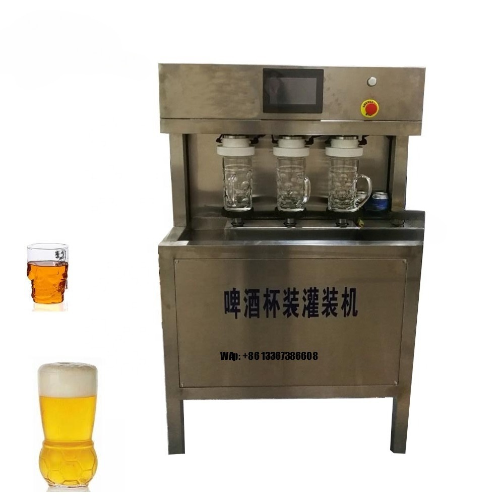 Wine Beer Usa - カップ用の手動ビール充填機、酒類ワインウォッカアルコール瓶詰め生産プラントライン、ワイン充填機