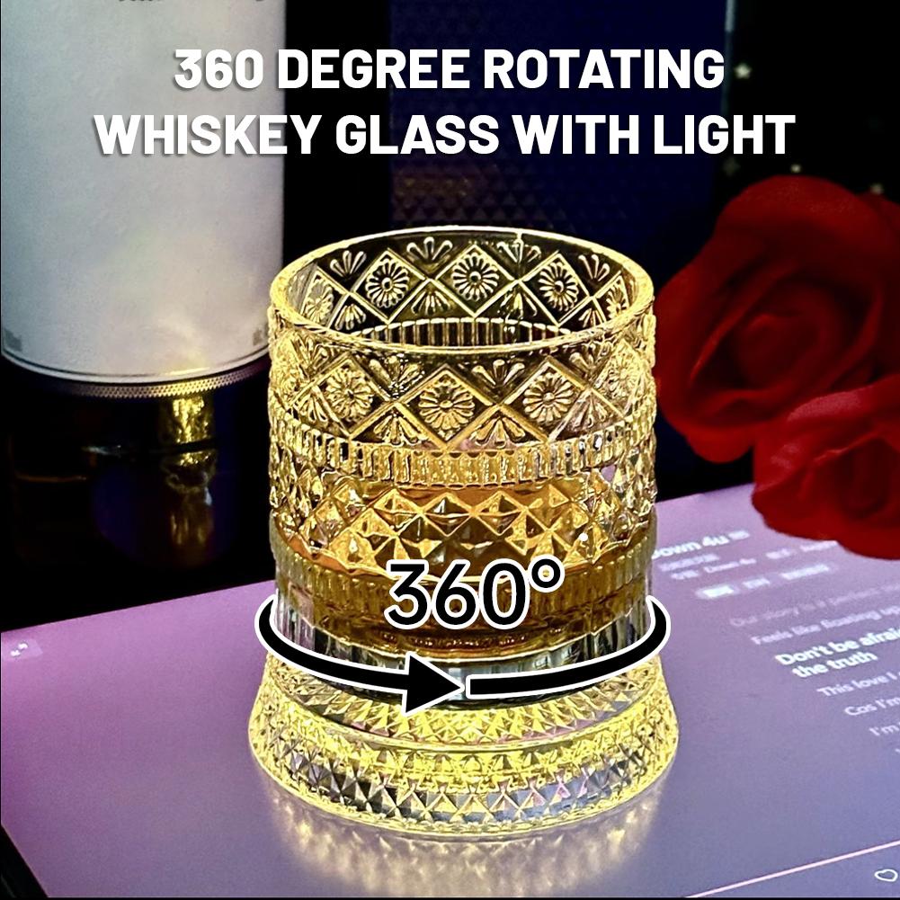 Wine To Beer To Liquor - 回転式ウイスキーグラス クリエイティブクリスタルビールカップ ストレス解消 リキュールモールド ストレートドリンク ワインタンブラー