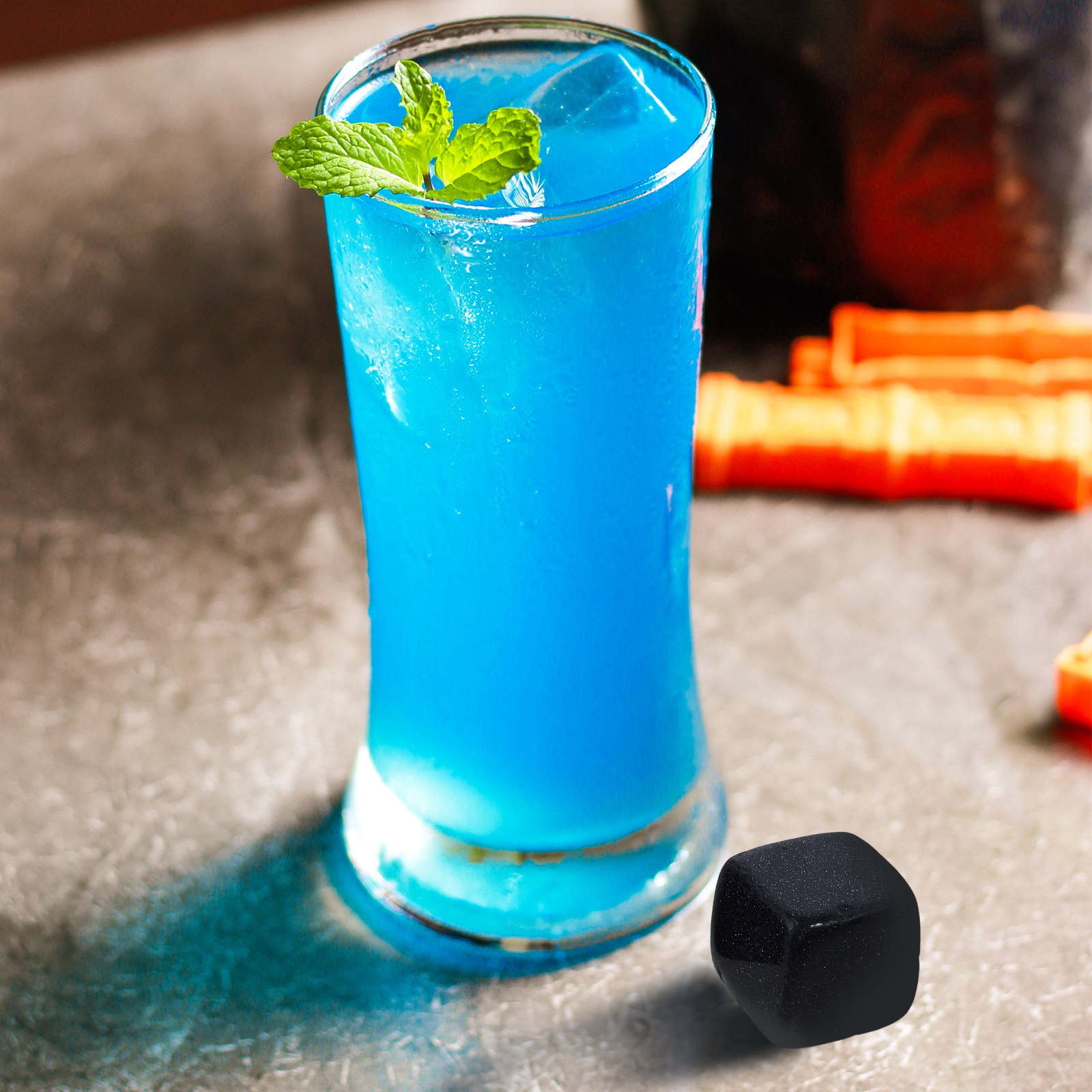 Whiskey Stone Set - 1袋入り ウイスキーストーン クォーツ製アイスキューブ 飲料冷却ストーン 急速冷却 ウイスキーロック