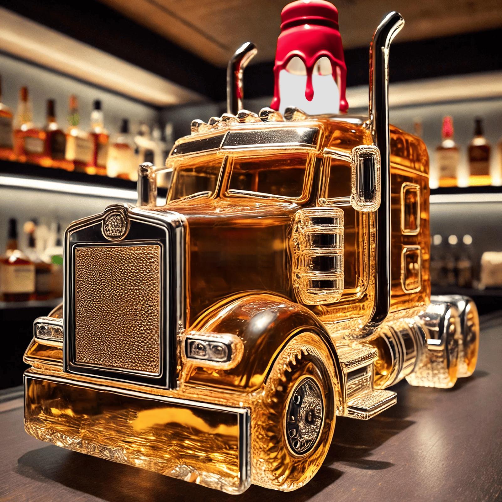 ワインデカンターハーフトラックバーボンディスペンサー 375 - Wine To Beer To Liquor のレビューと価格