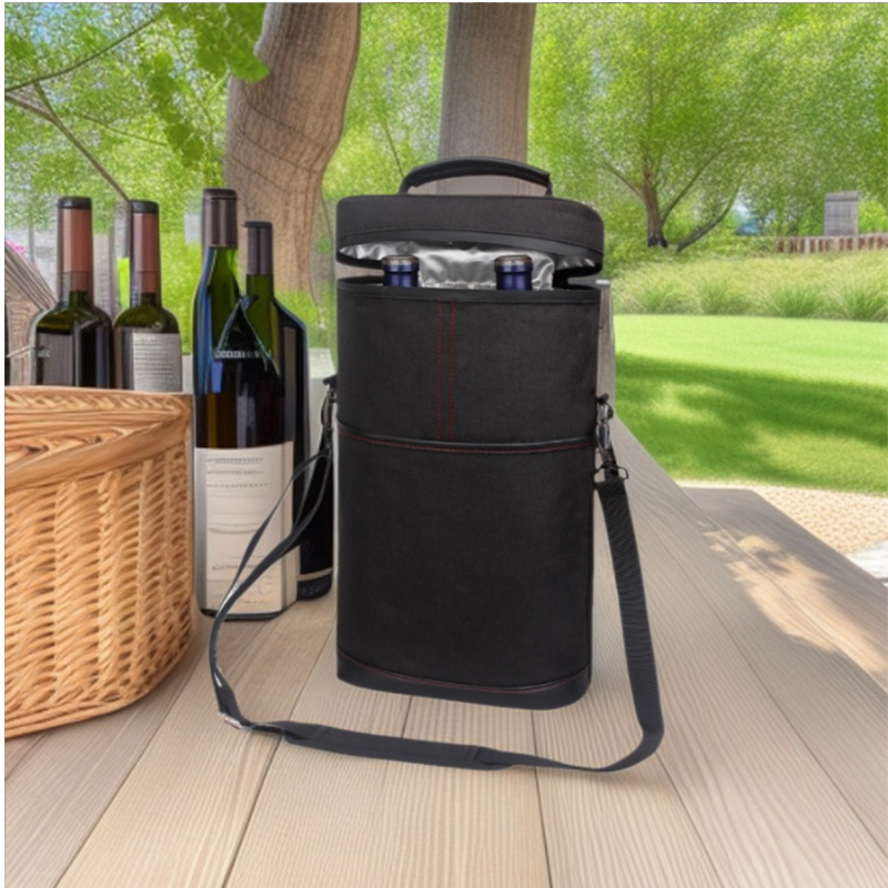 ポータブル屋外ワインクーラーバッグ、750ml赤ワイン・ビー - Wine Beer Refrigerator のレビューと価格