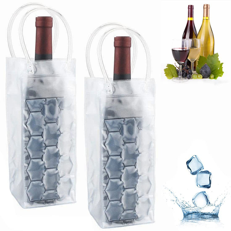 ワインアイスバッグホルダーシャンパンビールクーラーウイスキー - Wine Beer Refrigerator のレビューと価格