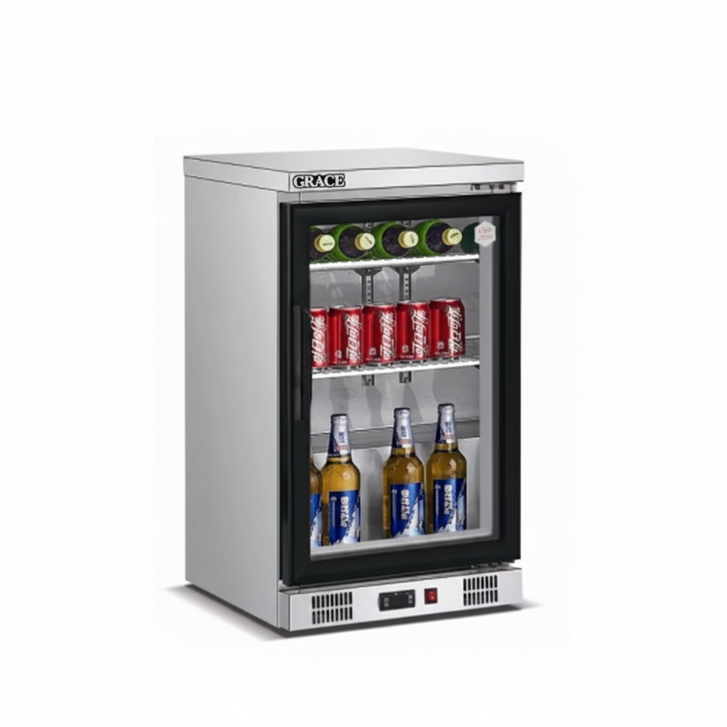 アンダーカウンター冷蔵庫、304ステンレス鋼製520x500 - Wine Beer Fridge Under Counter のレビューと価格