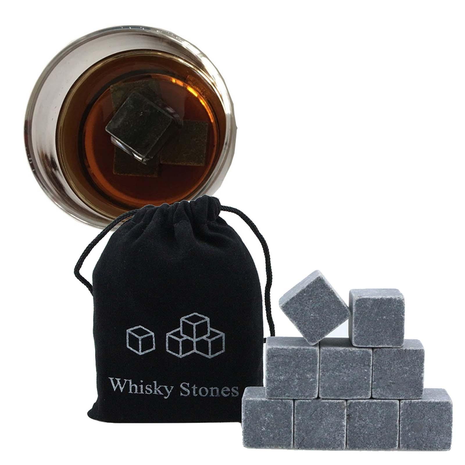 9個入りウイスキーストーン 再利用可能 再冷凍可能 ギフトセ - Whiskey Stone Set のレビューと価格