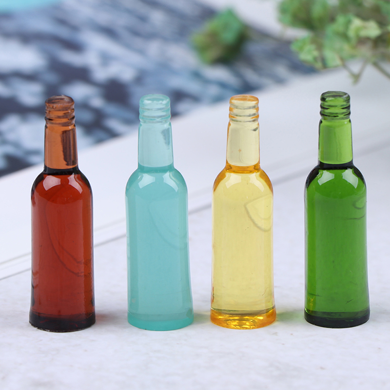 6 個 1:12 ドールハウスミニチュアビールワインドリンク - Wine Beer Usa のレビューと価格