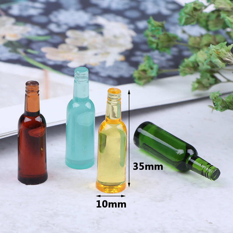 6 個 1:12 ドールハウスミニチュアビールワインドリンク - Wine Beer Usa のレビューと価格