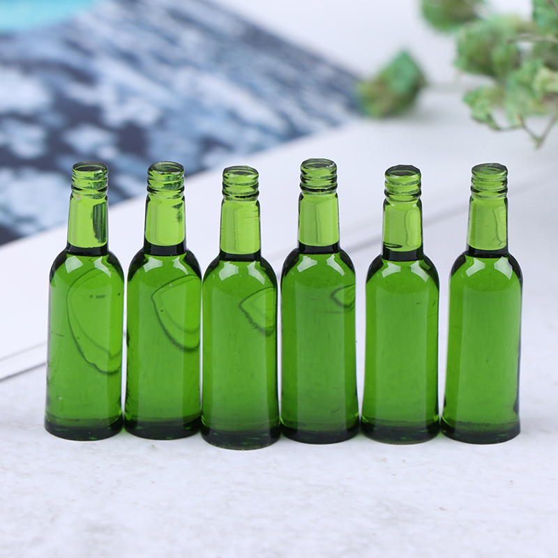6 個 1:12 ドールハウスミニチュアビールワインドリンク - Wine Beer Usa のレビューと価格