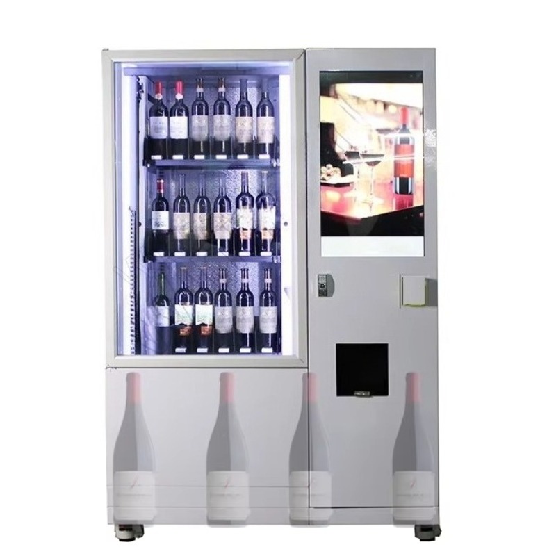 カスタムスマート年齢確認リフトシステム搭載冷蔵庫自動販売機、 - Wine Beer Refrigerator のレビューと価格