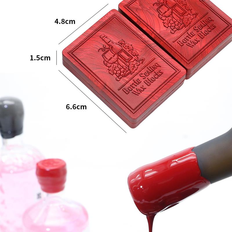 45 グラムのワインボトルシーリングワックスブロック、赤ワイ - Wine To Beer To Liquor のレビューと価格