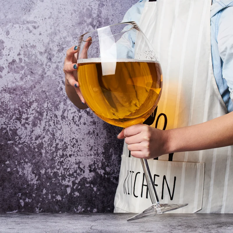 特大3000ML（106オンス）巨大ワイングラスとビールマグ - Wine To Beer To Liquor のレビューと価格