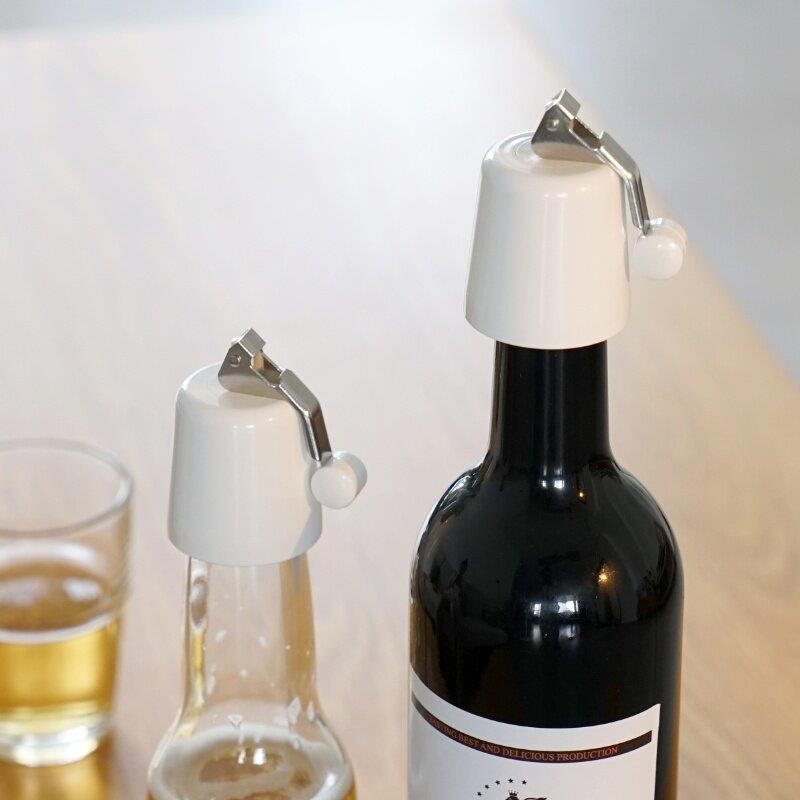 食品グレードシリコンワインボトルストッパー 赤ワイン、ビール - Wine To Beer To Liquor のレビューと価格
