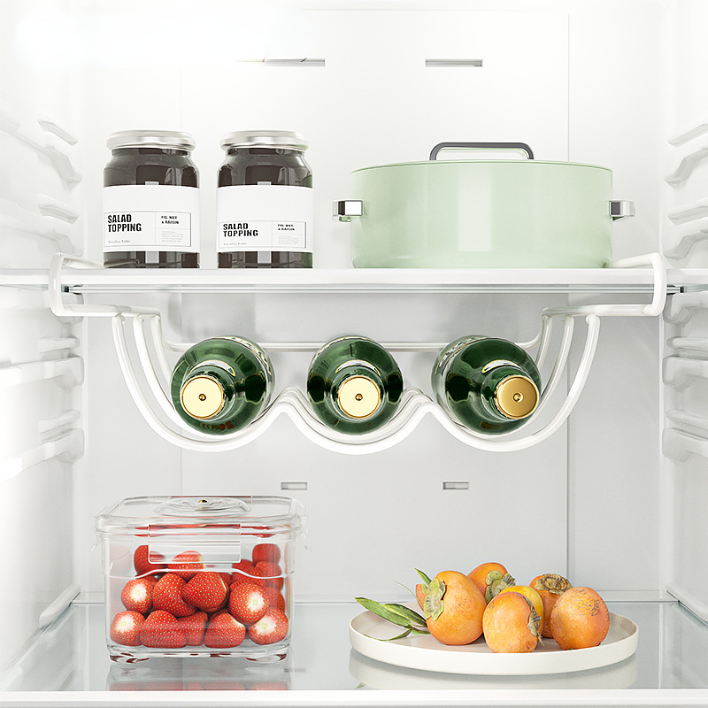 ワインディスプレイ棚ホルダー、冷蔵庫収納ラック、クリエイティ - Wine Beer Refrigerator のレビューと価格