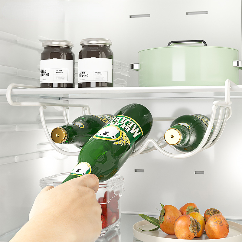 ワインディスプレイ棚ホルダー、冷蔵庫収納ラック、クリエイティ - Wine Beer Refrigerator のレビューと価格