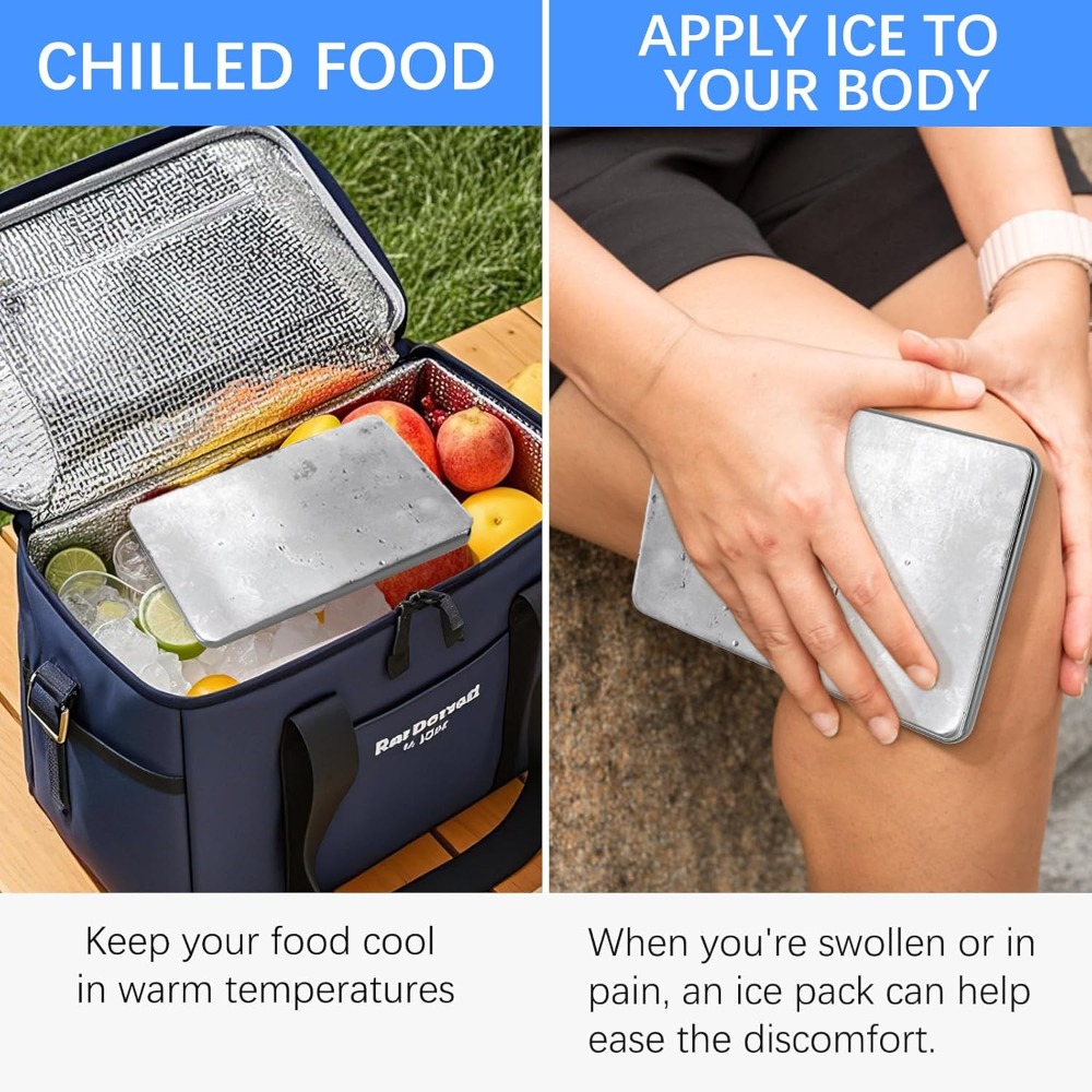キャンプ、ピクニックバスケット用ステンレス製保冷剤、食品や飲 - Wine Beer Refrigerator のレビューと価格