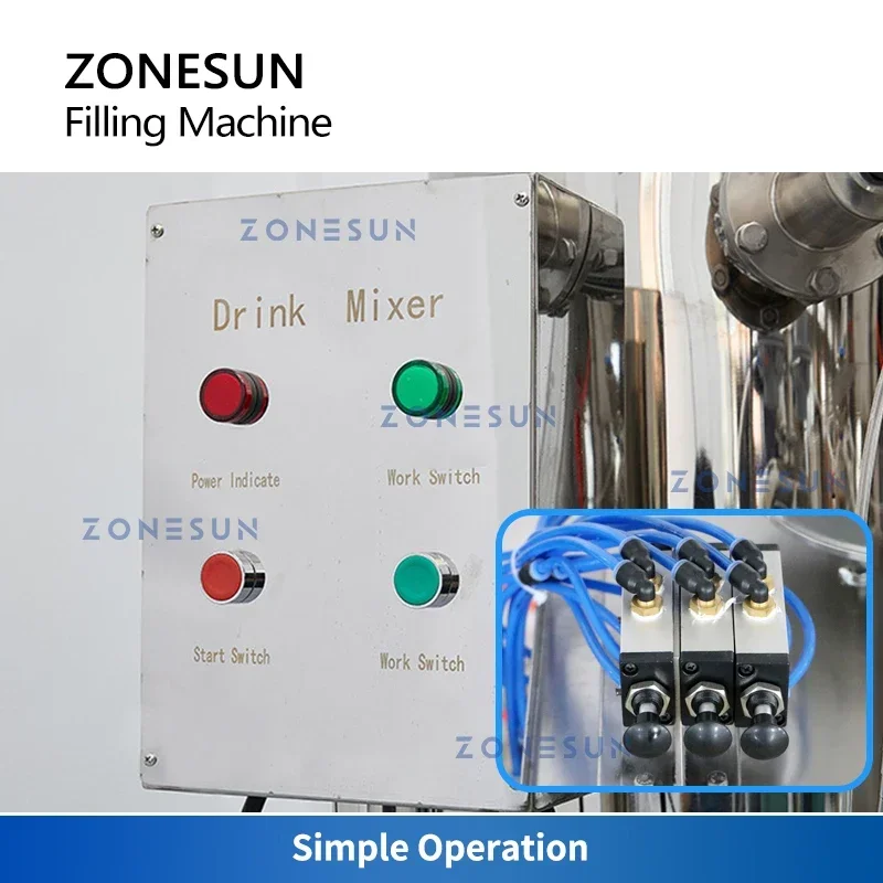 ZONESUN 炭酸飲料等圧充填機 ビール コーラ ソーダ  - Wine Beer Usa のレビューと価格