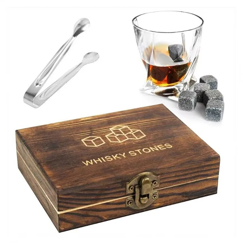 ウイスキーストーンギフトセット 9個入り 天然花崗岩ウイスキ - Whiskey Stone Set のレビューと価格