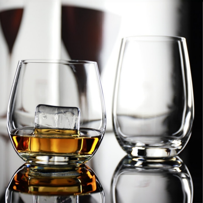 2 個のウイスキーグラスクリアウイスキーバーカクテルグラス飲 - Wine To Beer To Liquor のレビューと価格