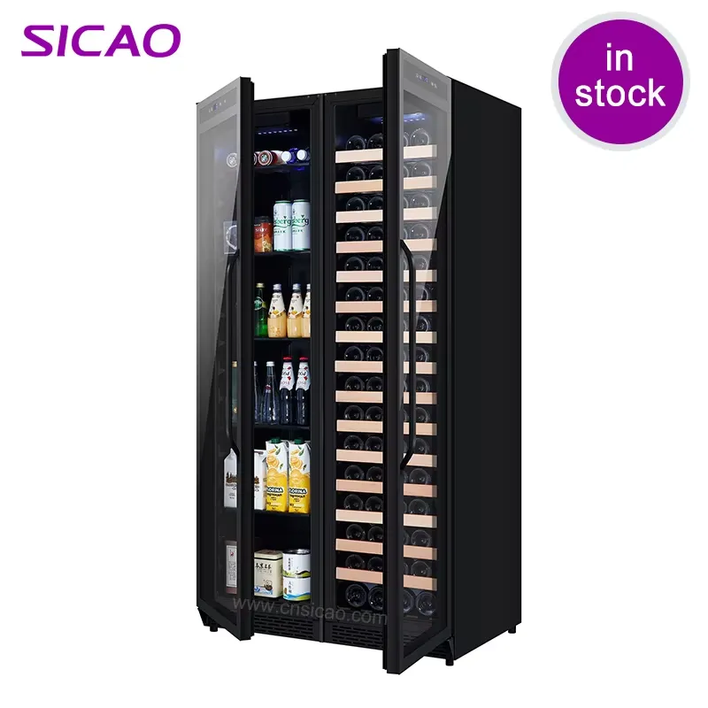 ビルトイン飲料冷蔵庫 ダブルドアワインクーラー 大容量ビール - Wine Beer Fridge Under Counter のレビューと価格