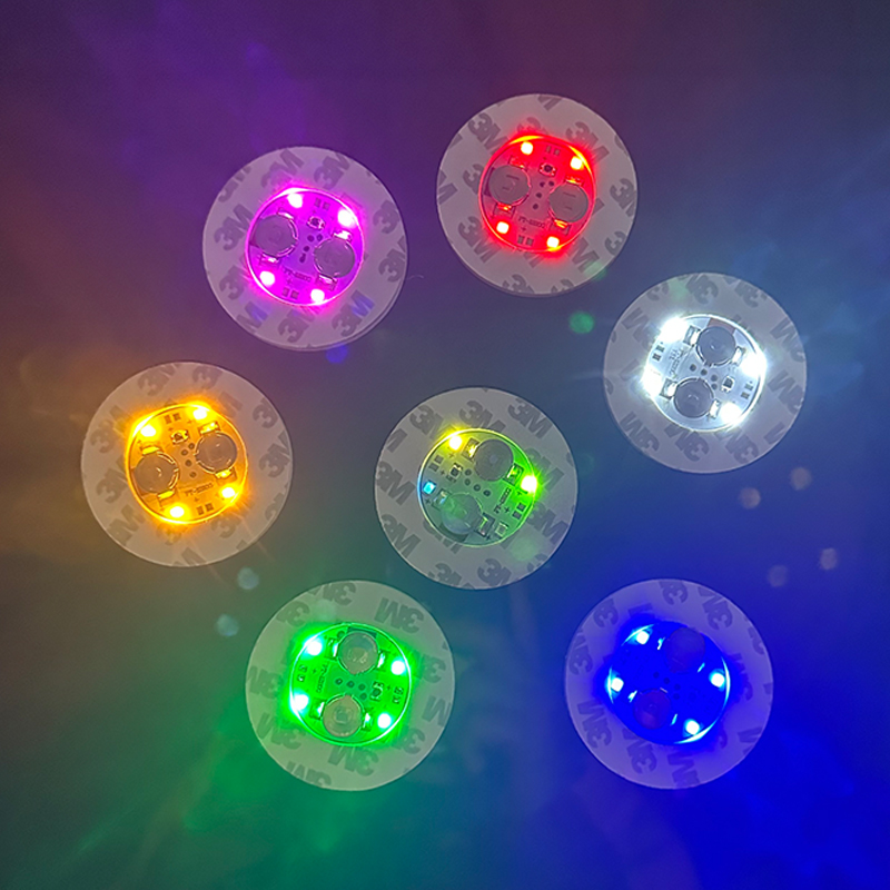 LED コースターステッカーナイトクラブ雰囲気小道具ワインボ - Wine Beer Red のレビューと価格